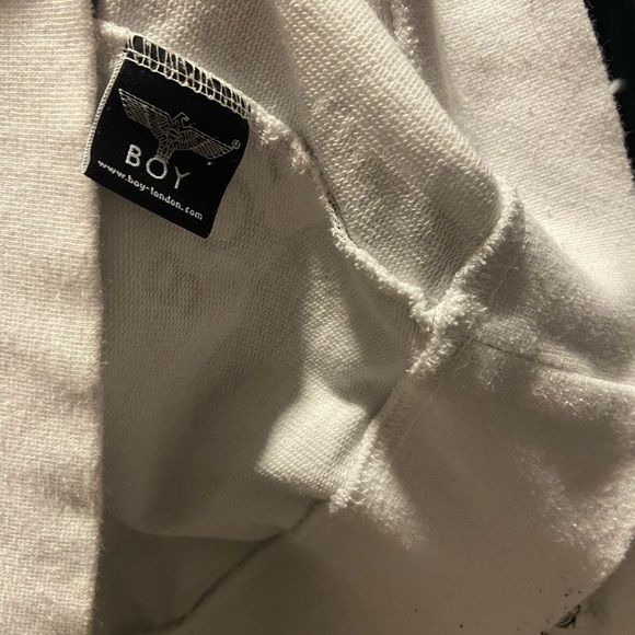 BOY London Beige Graphic Sweatshirt - Picture 3 of 4